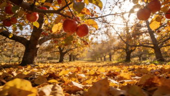 Open field tomato farming pollination